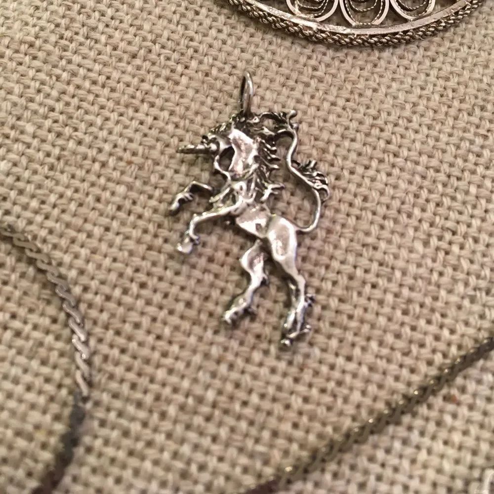 Sterling Silver Unicorn Charm 1980's